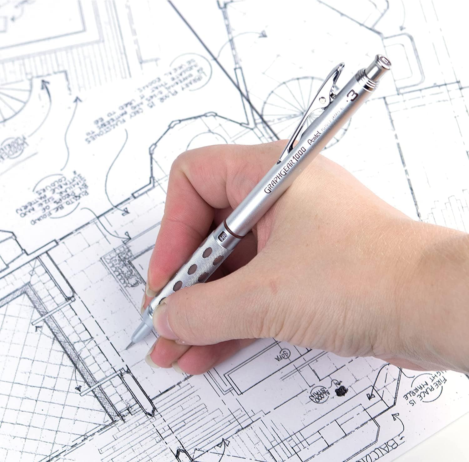 Pentel Graph Gear 1000 Mechanical Pencil | Professional Drafting Tool