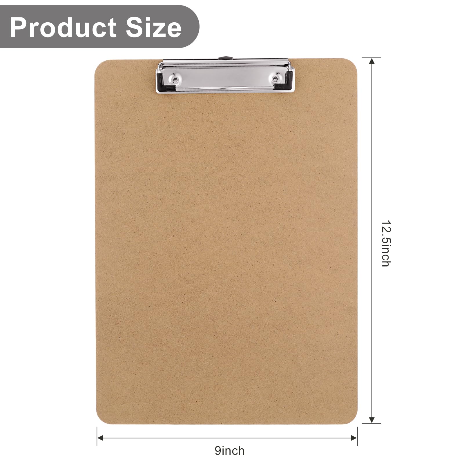 Macroclo Premium Wood Clipboard | Slim &amp; Heavy-Duty